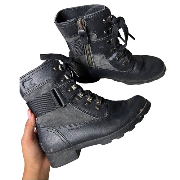 SOREL Black Boots Size 3 - Picture 1 of 7